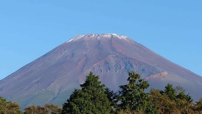 2022・富士山初冠雪