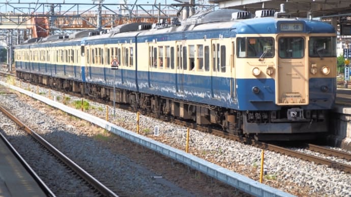 しなの鉄道(7/23):篠ノ井駅にて
