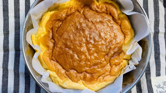 笑ってるチーズケーキ