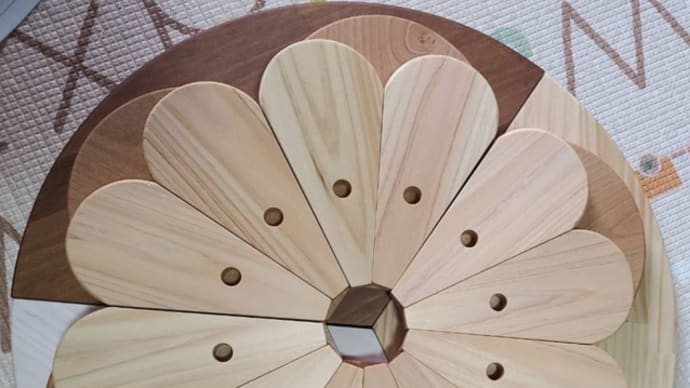 フラクション(分数)ツリー製作の様子