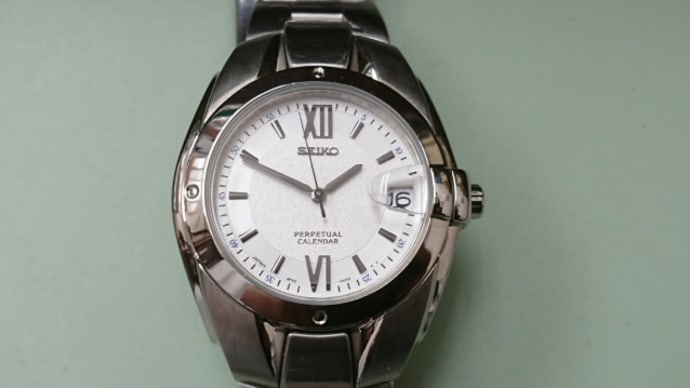 【SEIKO】PERPETUAL CALENDAR 電池交換