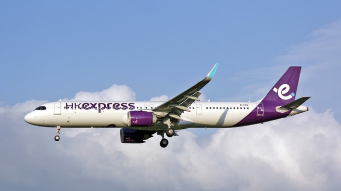 香港エクスプレス A321 新塗装 福岡空港