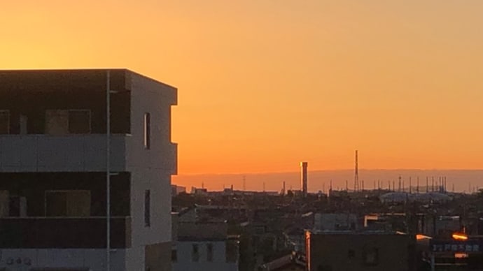 朝陽でヤル気は出たものの。
