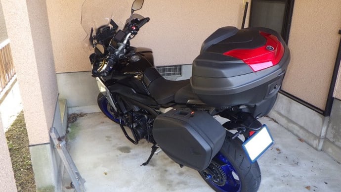 TRACER900GTの停め方
