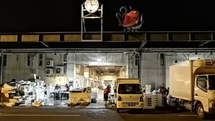 岡山中央卸売市場 2022最終日の競りに行ってきました