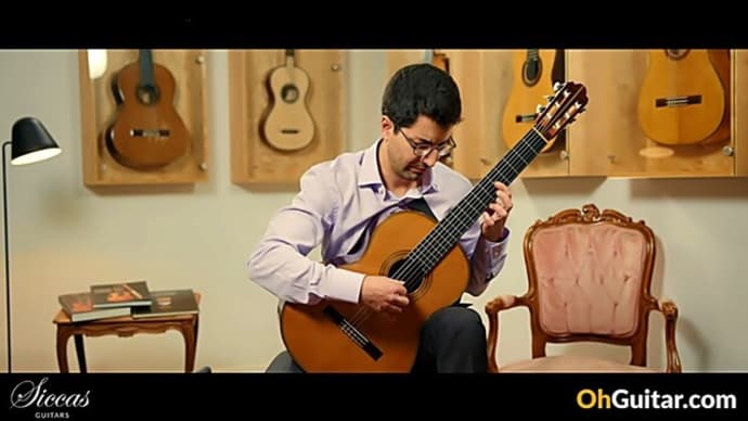 Andres Madariaga plays Spanish Romance on a 1970 Hermann Hauser II Classical Guitar