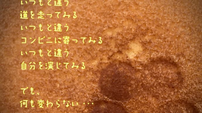 何も変わらない / ラグの写真詩
