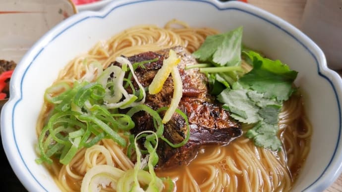 湖北(16)手打ちうどん・そば 善光:焼鯖そうめん定食