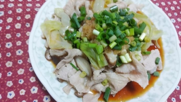 お夕飯は・冷しゃぶ