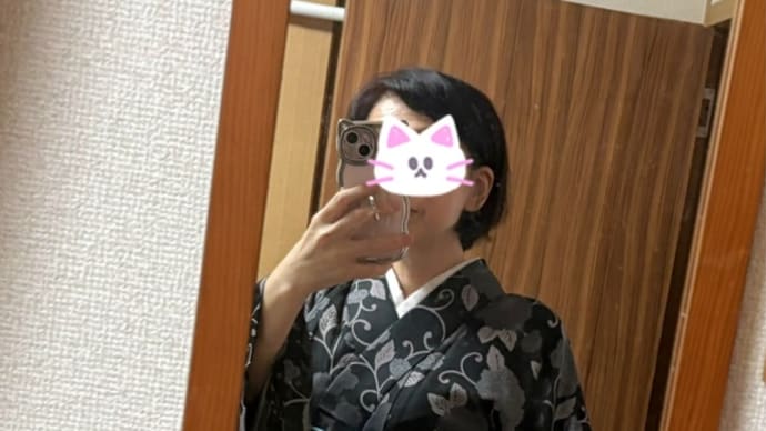 髪モッサモサ〜(^^;