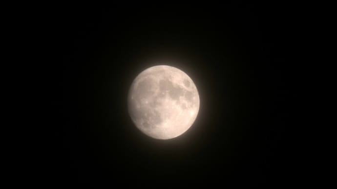 十三夜の月(ただし一日遅れ)