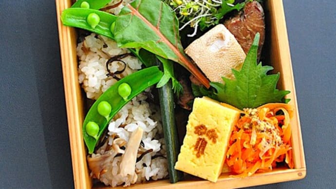 舞茸炊き込みごはん弁当♪
