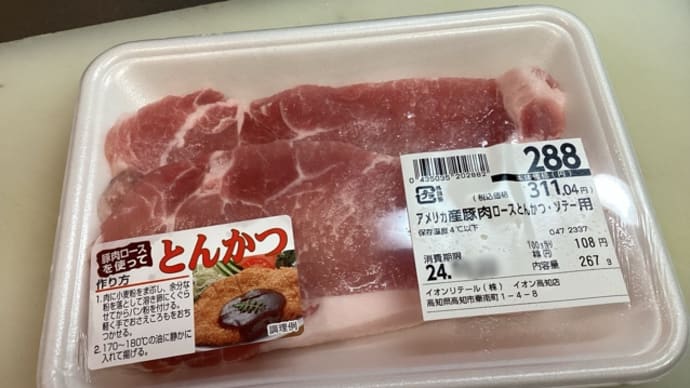 ポークソテー(^。^)ポテトサラダ