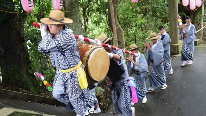 神余日吉神社のかっこ舞(館山市)