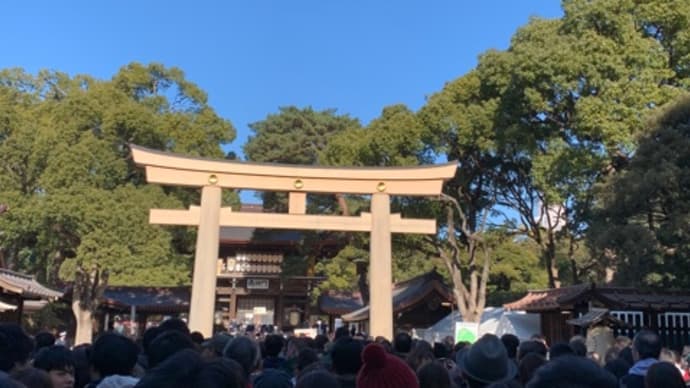 初詣　明治神宮　東郷神社⛩