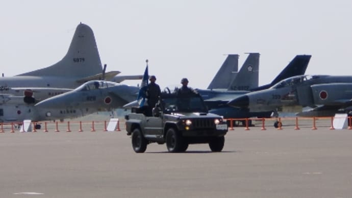 航空観閲式 事前公開 「観閲式」 ~空自移動部隊展示走行~