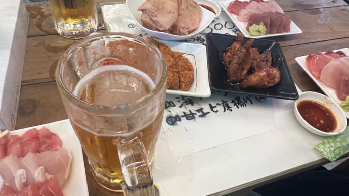 【那覇】人生2度目のせんべろは、牧志の公設市場の居酒屋で@川かみ鮮魚店