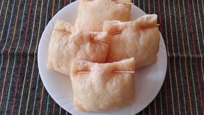 暑い日に　お揚げ出し茶漬け