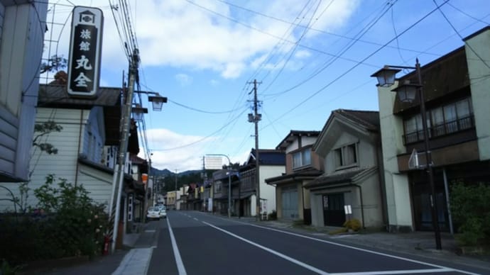 一関市大東町大原の町並み