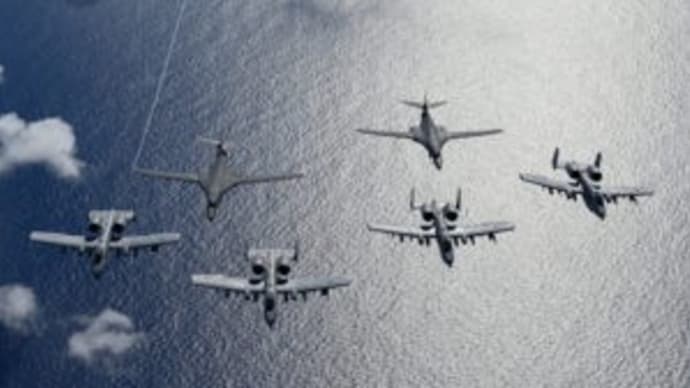 米国空軍のB-1Bがインド・太平洋爆撃機部隊の任務を完了