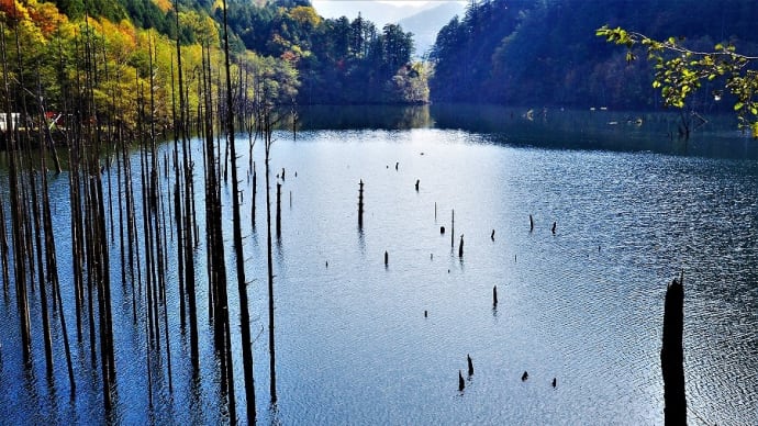 木曽路ツーリング 大滝村「自然湖」①
