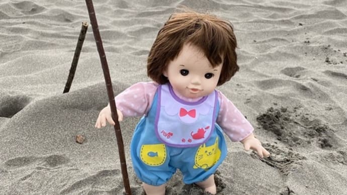 ぽぽちゃん、海へ行く。