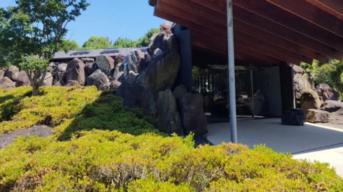 2024.6.19 Wednesday 友とミステリーバスツアー🎵本日のお目当ての隈研吾設計の石の美術館へ