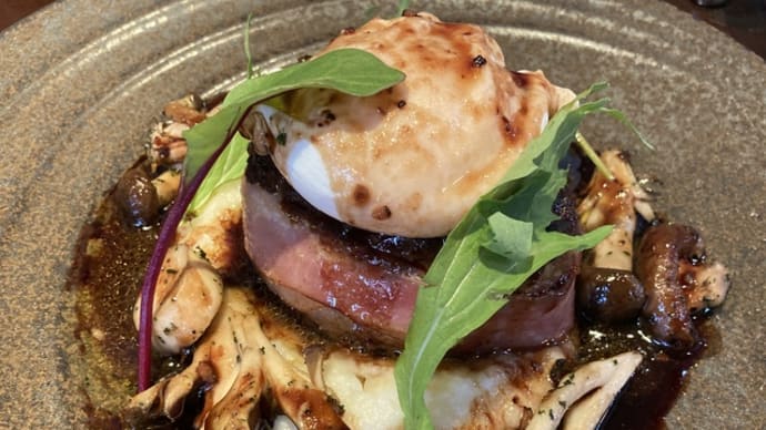 【西鯖江】福井・鯖江、ハンバーグが大人気のお店にてランチ★「フォアグラ入りハンバーグのベーコン巻きロースト」「お子様プレート」(ビストロシトラス)