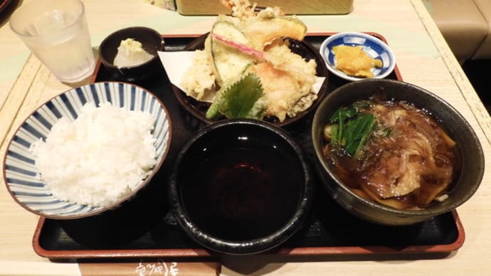きしめん亭の天ぷら定食