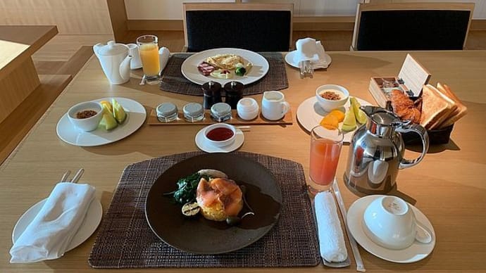 アマン東京＊ルームサービスで朝食を♪