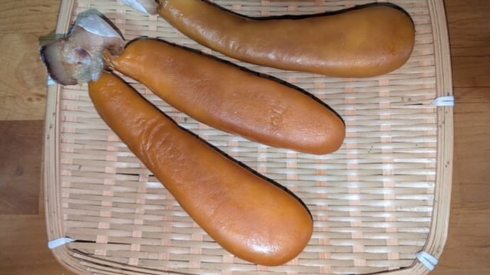 カラスミを作ってみる (途中経過干し始めて3日半目)