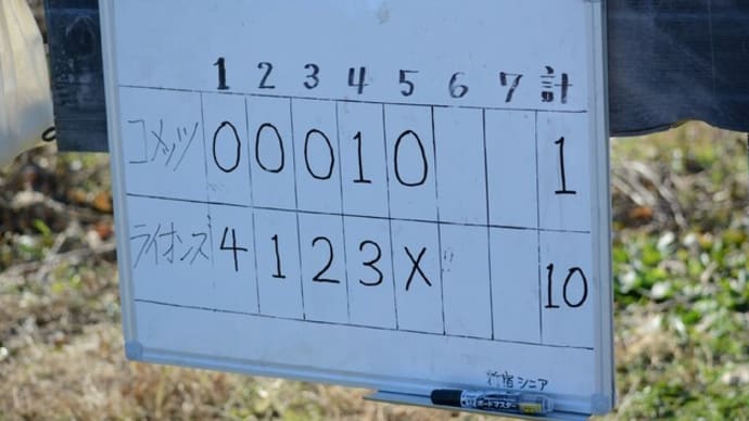 【高学年】新宿リトルシニア会長杯 少年軟式野球大会 2回戦