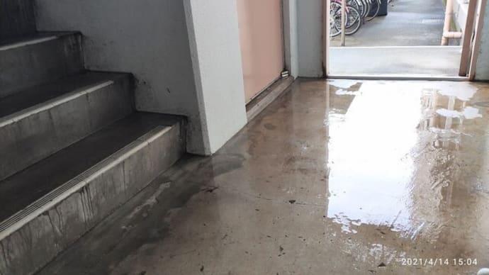 【急な温度上昇】メゾングッチ躯体結露...滑りやすいのでご注意を！