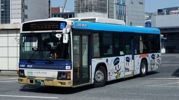 都心部での活躍が続く京王バス・ブルーリボンⅡノンステップ車