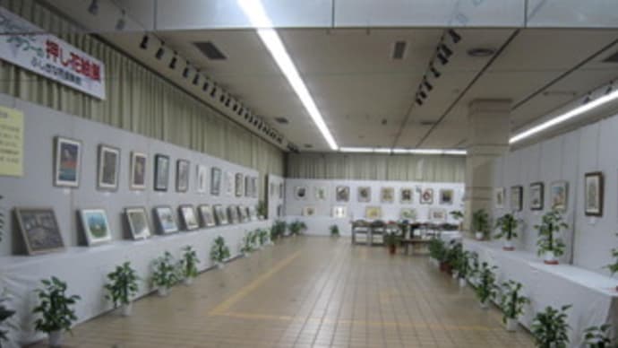 押し花作品展開催中、そして～