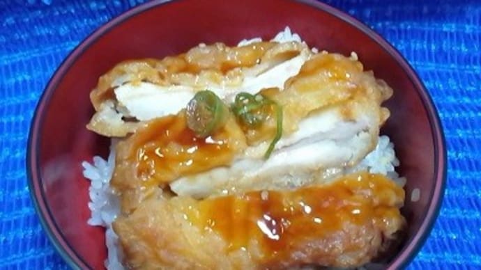 鶏もも肉甘辛揚げなお総菜が昨日の朝食、そろそろでっける準備をするんだね:P