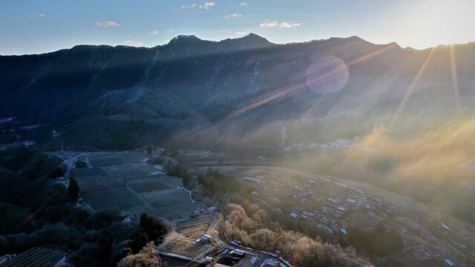 草尾上空からの風景&令和4年度当初予算編成会議