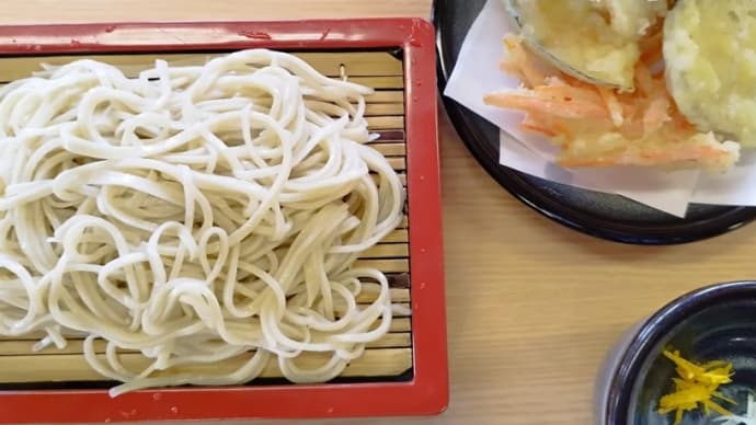 天ぷら付そば (ときがわ町・いこいの里大附)