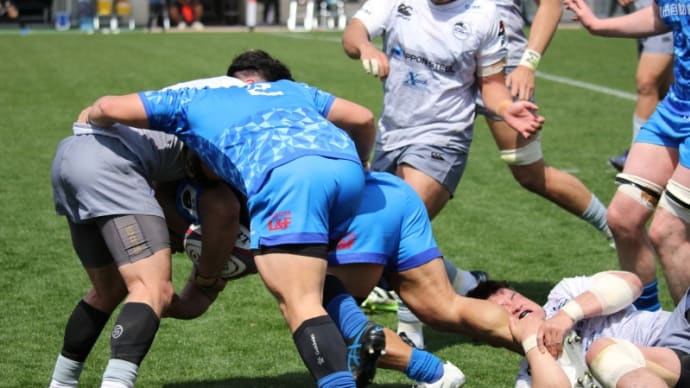 ラグビー観戦・・