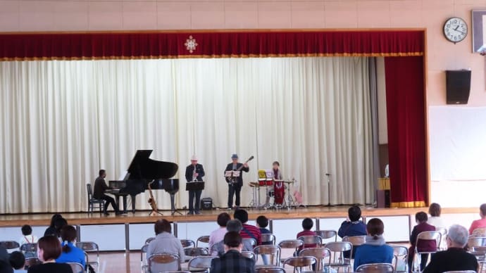 地元の文化祭は、学校を借りたよ