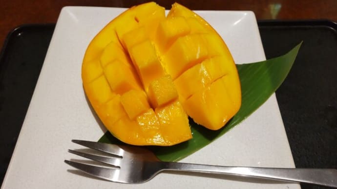 グラシアスマンゴーは少し酸っぱいのかな