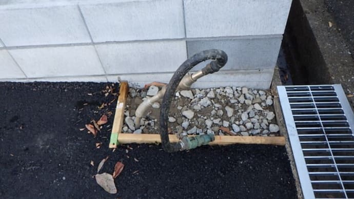 水道管の切下げ工事に伴う凍結工法・・・液体窒素