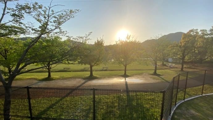 新緑の季節 湯浦河川緑化公園
