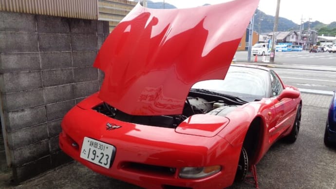 1999 CORVETTE エンジンオイル漏れ修理 クランクシール交換ー5
