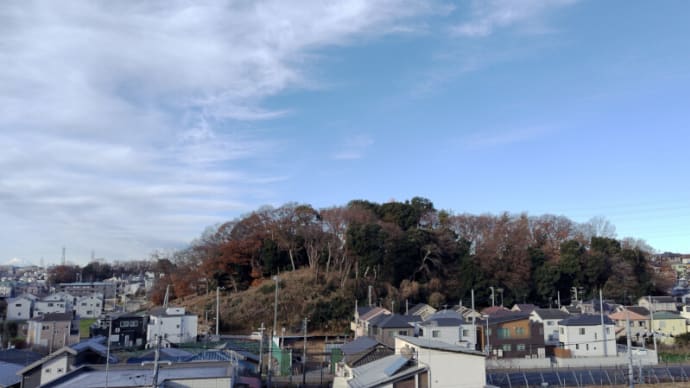 12月28日 歩きに出かけたら雨が降り出した。