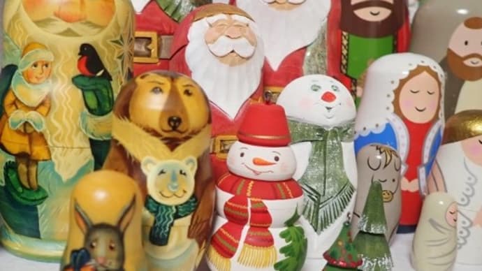 クリスマスのマトリョーシカ