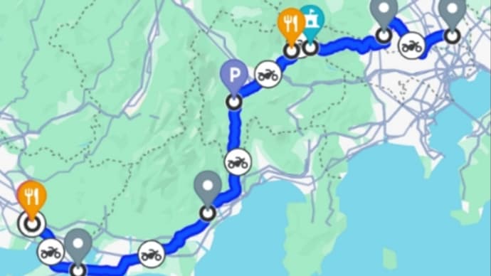 「東シナ海を巡る」ツーリングルート