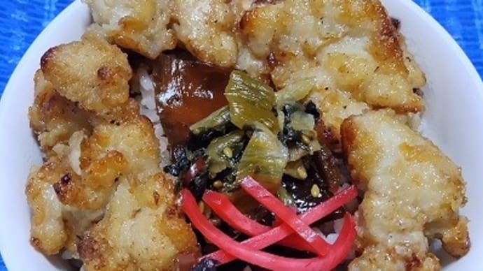 【02/25昼食】南部鶏手羽ぷり塩麹竜田、とにかくこれは美味しくてたまらないんだね：D