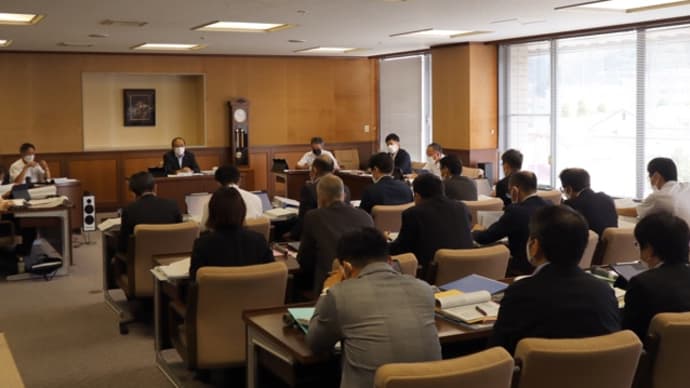 日田市議会、決算審査2日目。