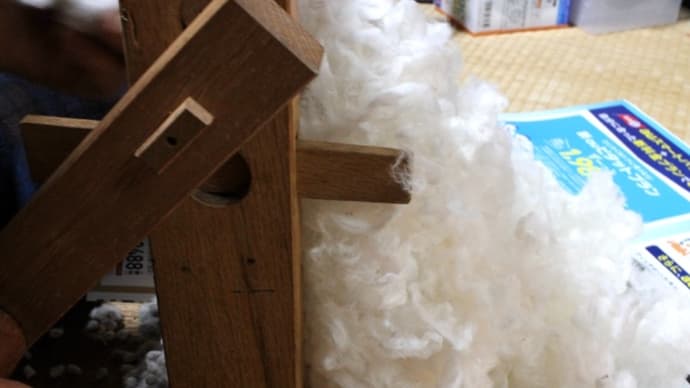 綿繰り作業と綿作り